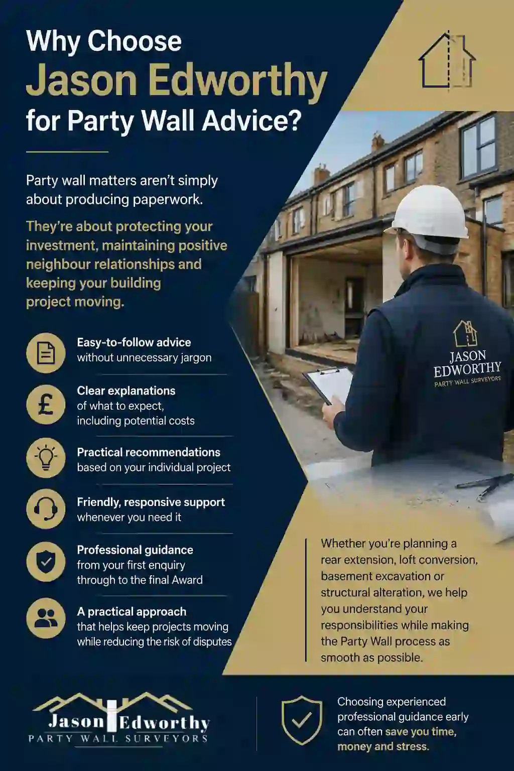 Why Choose Jason Edworthy for Party Wall Advice Marlow?